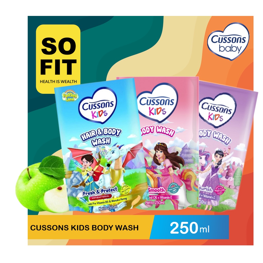 CUSSONS KIDS Body Care / Kids Toothpaste Odol Anak / Kids Shampoo Anak / Sabun Shampoo / Hair And Body ? Sikat Gigi Anak / Kids Cologne