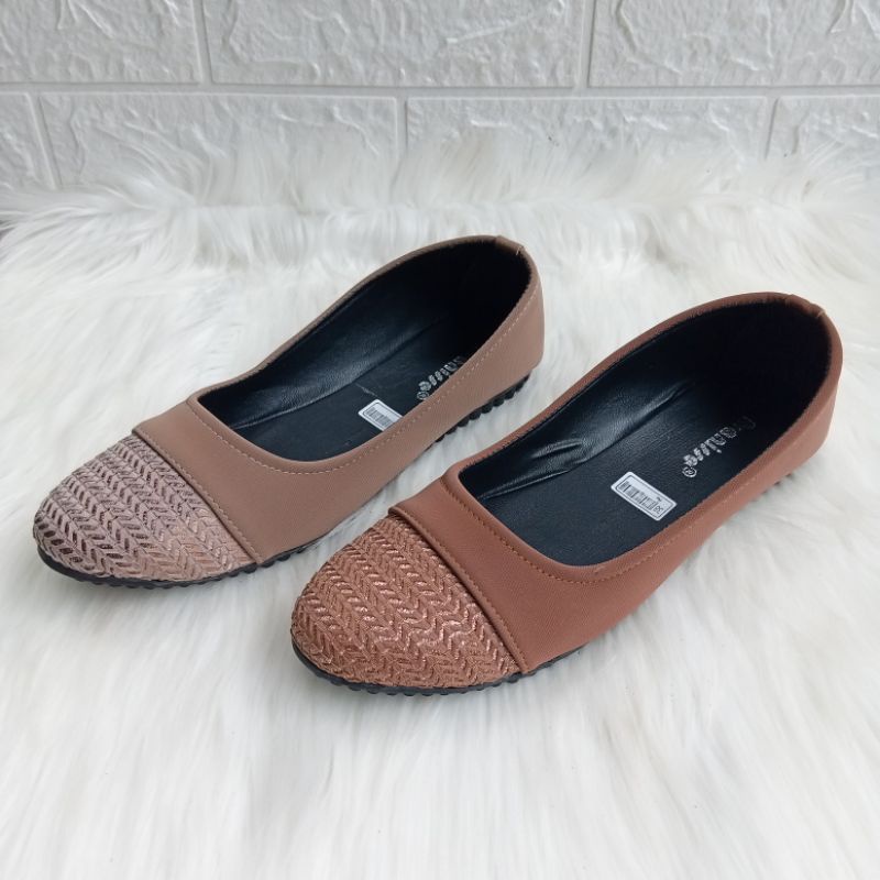 Flatshoes Wanita Terbaru Sepatu Wanita Murah Balet Sol Karet