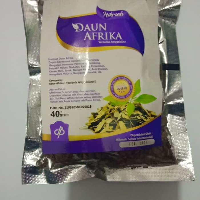 

Teh seduh Daun Afrika 40gram Hikmah