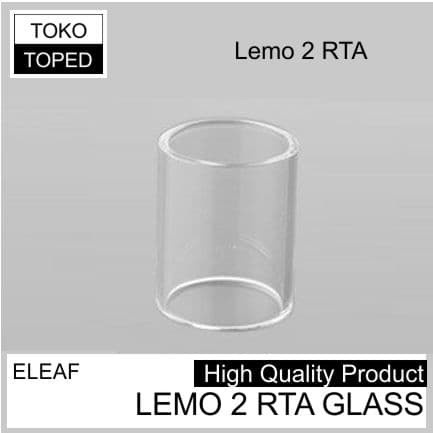 Kaca Lemo 2 RTAx Replacement warna glass clear