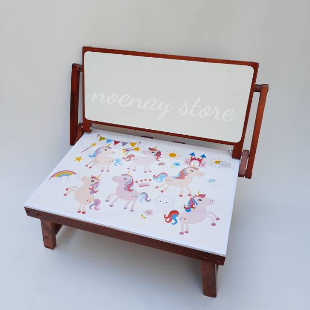 

Meja Lipat + Whiteboard Motif Unicorn