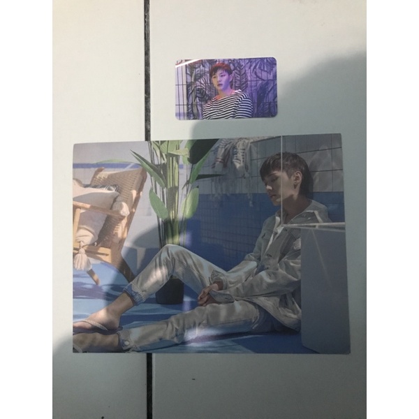 PHOTOCARD CHANGSUB + POSTCARD ILHOON ALBUM THIS IS US VERSI SEE