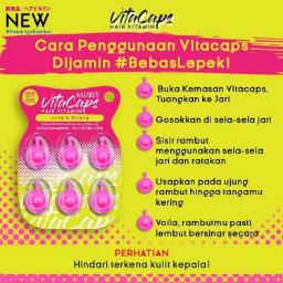 PAKET ISI 3 Makarizo VITACAPS Hair Vitamin LONG & STRONG - Vitamin Rambut Kapsul 6 x 1 mL-2