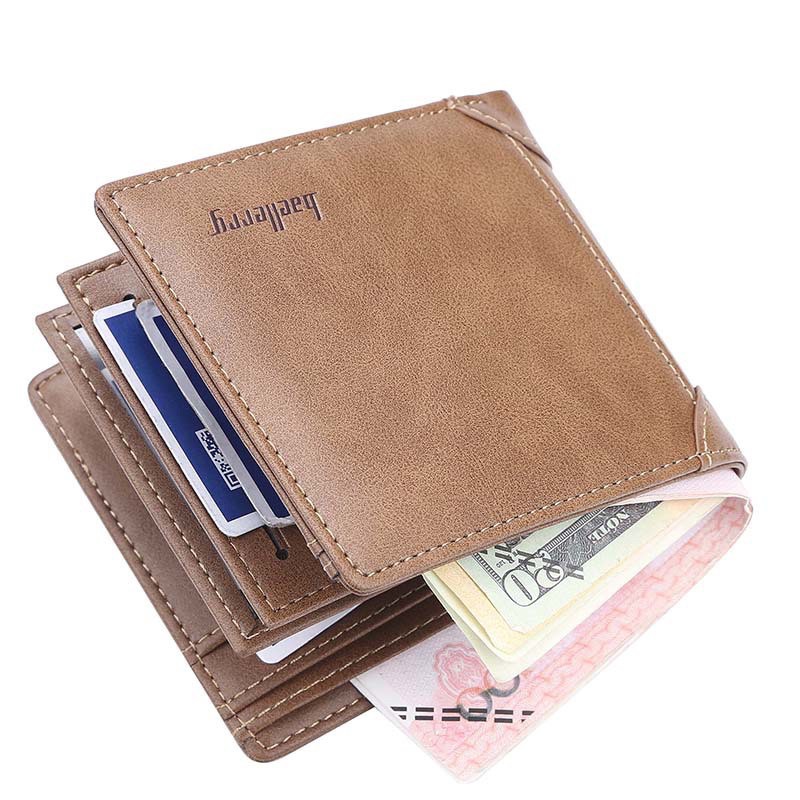 Dompet Pendek Kulit Dompet Lipat Pria Baellerry D1306 Horisontal