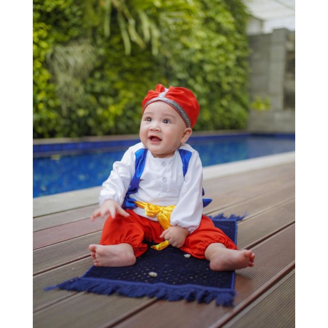 Kostum Anak Model Aladin Photoshoot Bayi 0-10tahun