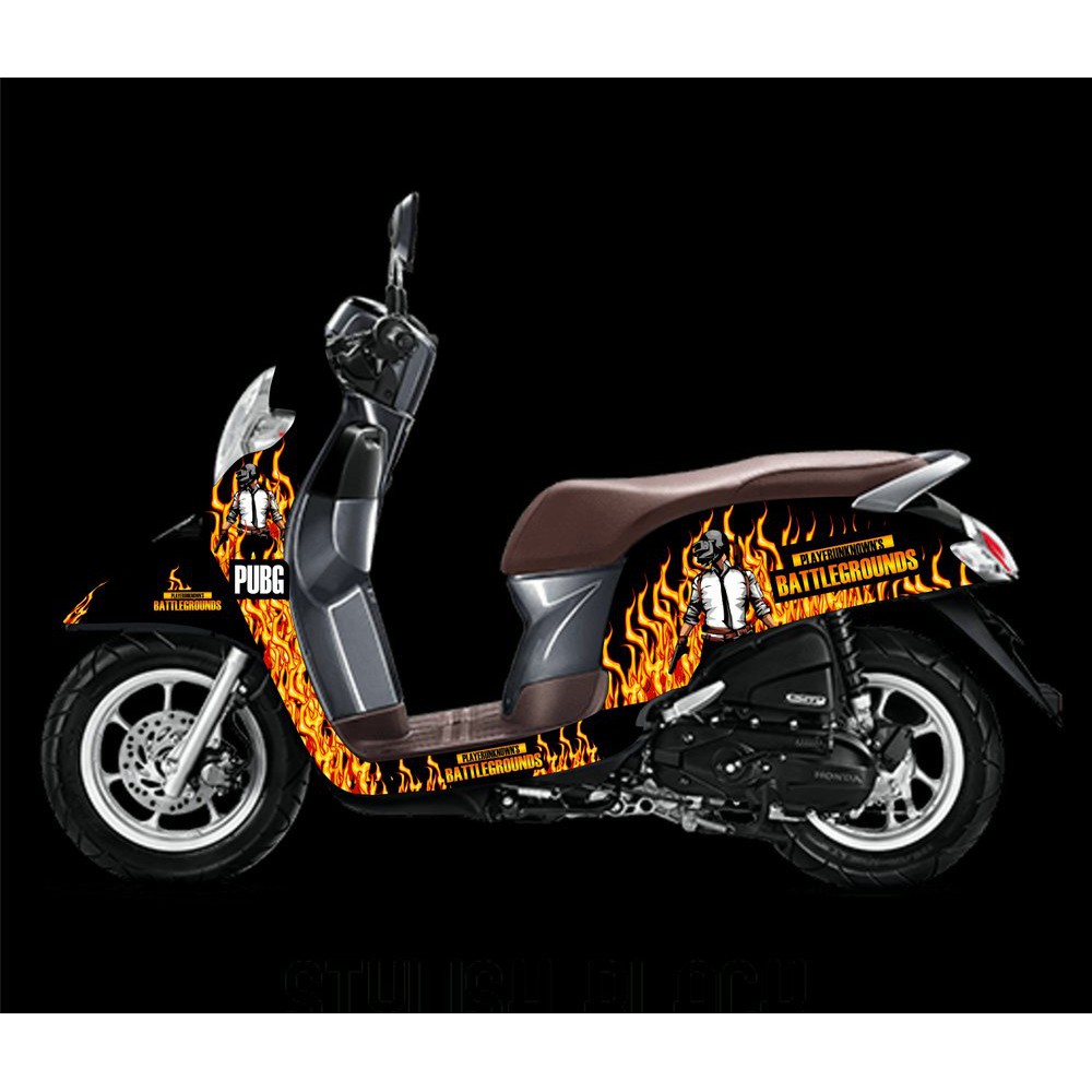 Decal Stiker Full Body Scoopy Pubg Shopee Indonesia