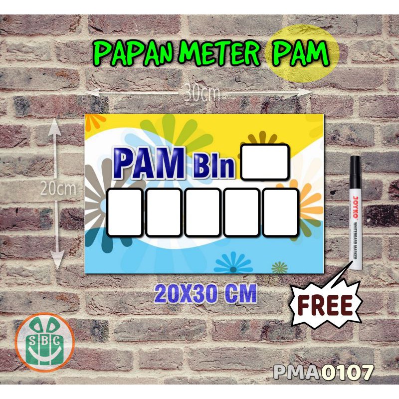 

Stokastik Papan Meter Listrik PLN PAM motif Unik - Floral 07
