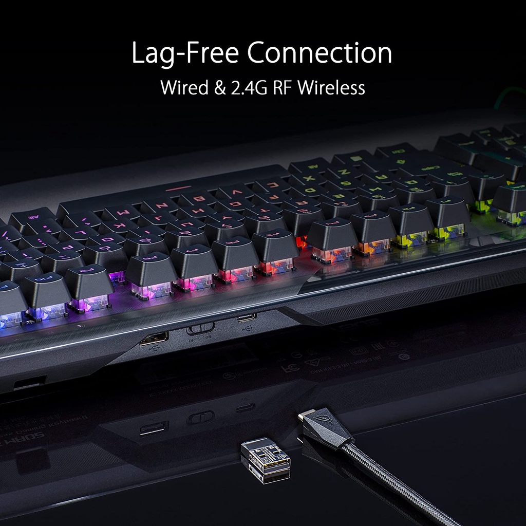 Asus ROG Claymore II RGB Wireless Mechanical Gaming Keyboard