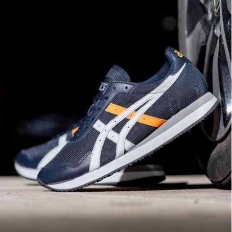ASICS TIGER RUNNER NAVY WHITE ORANGE
