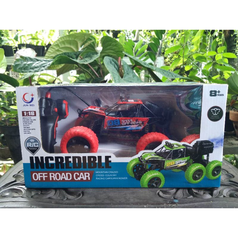 MAINAN MOBIL RC INCREDIBLE OFF ROAD CAR 6 RODA BISA KELUAR ASAP