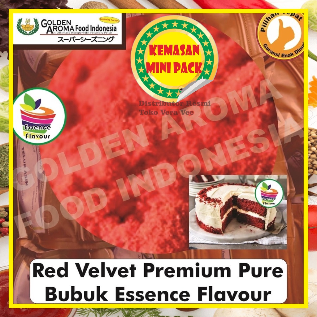 

Bubuk Red Velvet Premium 50Gr Tepung Essen Flavor Ekstrak Red Velvet Premium Powder Murah Premium Aneka Instan Asli Enak Terbaik Essence Flavour Extract Halal Murni Original Grosir Bukan 100Gr 100 Gram