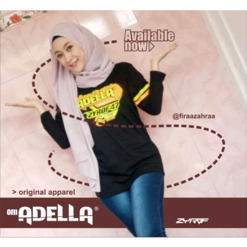 kaos Adella AMC official original 100% by Zyrof / kaos Zyrof original