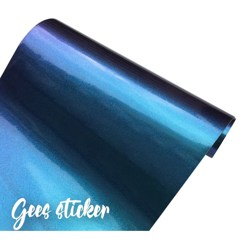 Stiker Skotlet Bunglon Biru Terbaru