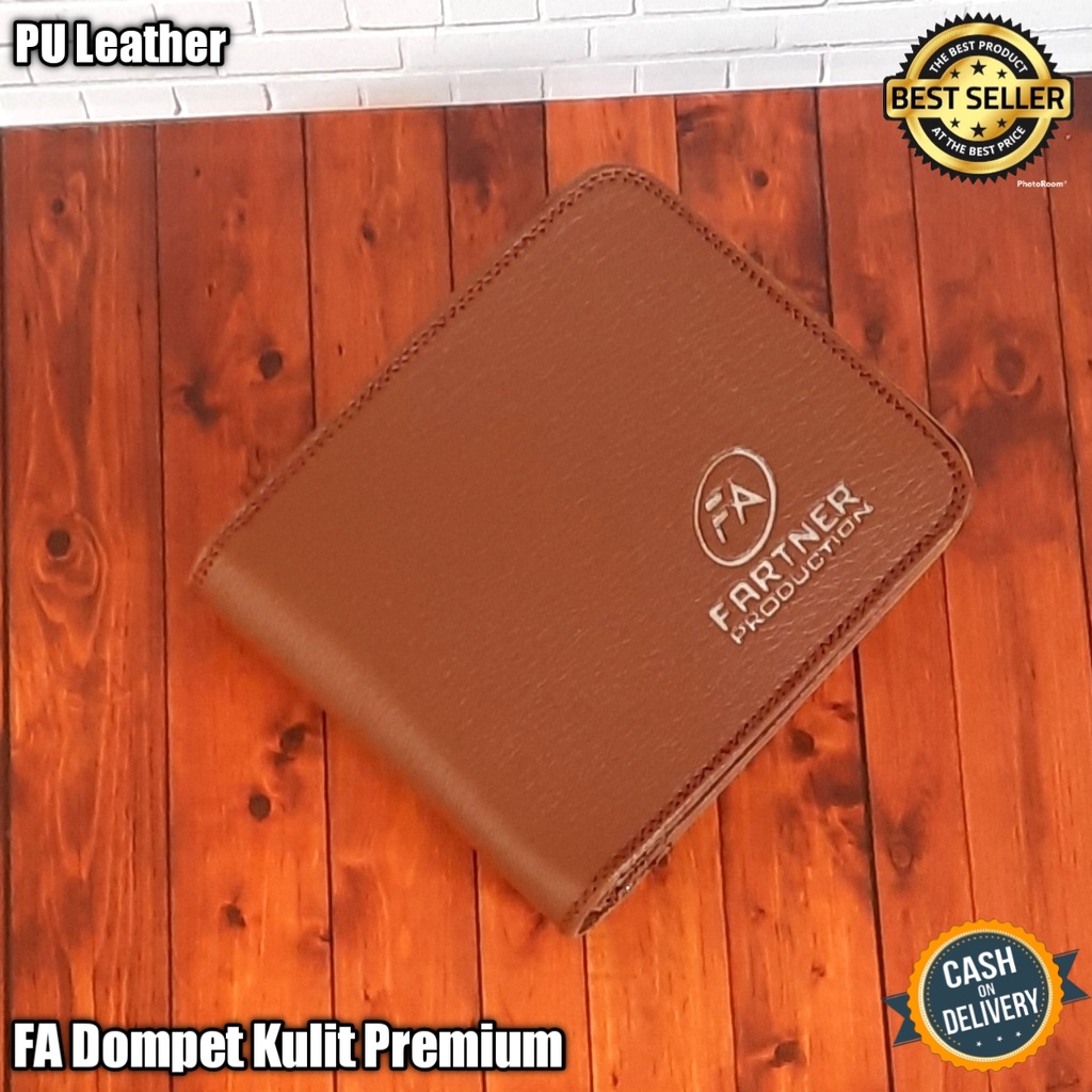 Dompet Pria Premium Dompet Lipat 3 Dompet Kulit Pu