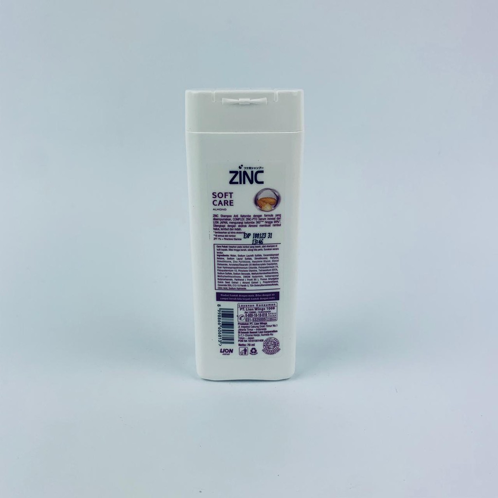 Sampo Zinc / Soft Care / Almomd / 70ml