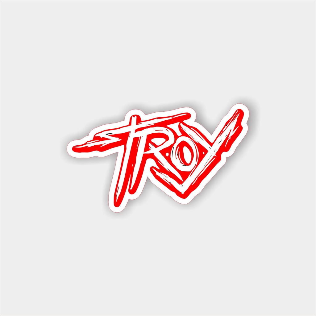 

Stiker Brand Troy / Stiker Distro / Stiker Graftac 1rb dapat 1pcs bahan graftac anti air