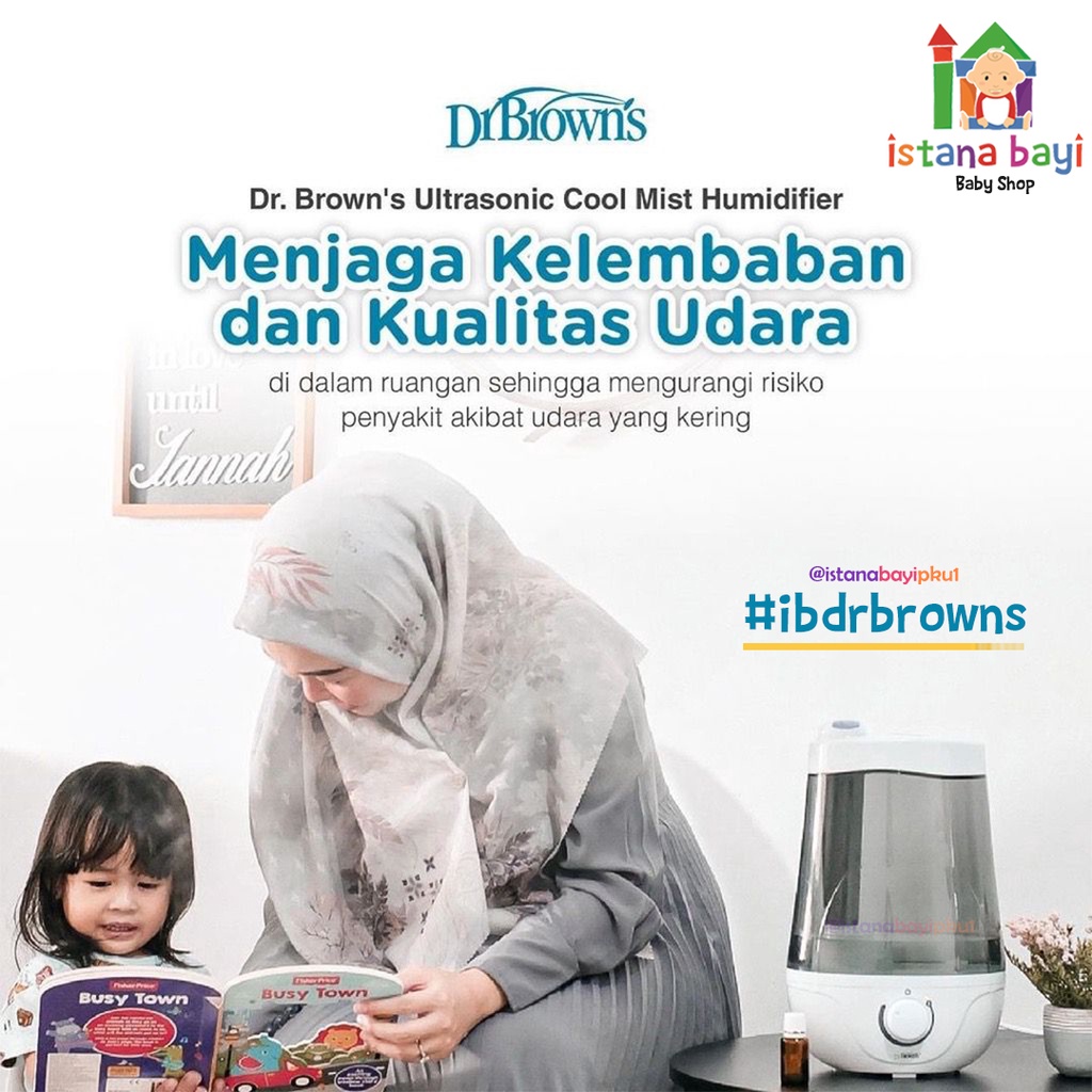 Dr.Brown's Cool Mist Humidifier - Alat Pembersih dan Pelembab Udara