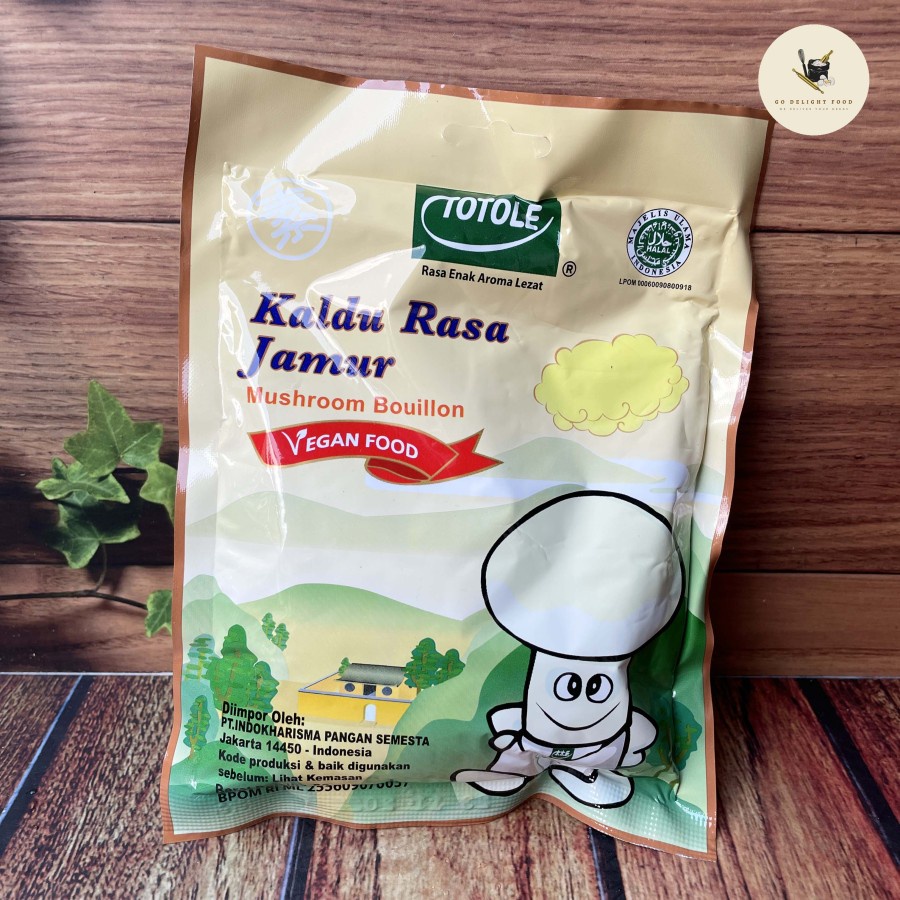 

Totole Kaldu Rasa Jamur / Mushroom Seasoning - 80G [VEGAN & TASTY]