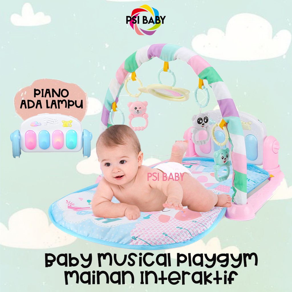 COD BABY PLAYGYM MAINAN  ANAK  BAYI  WITH MUSIC SET ORIGINAL 