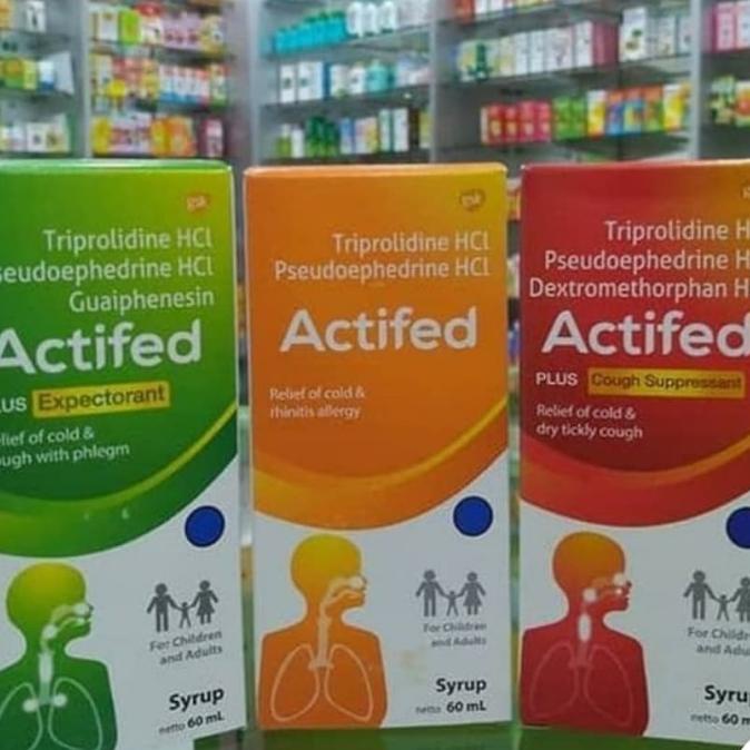 Actived Plus Expectorant Sirup 60ml/Actived Hijau/Pilek&Batuk Berdahak