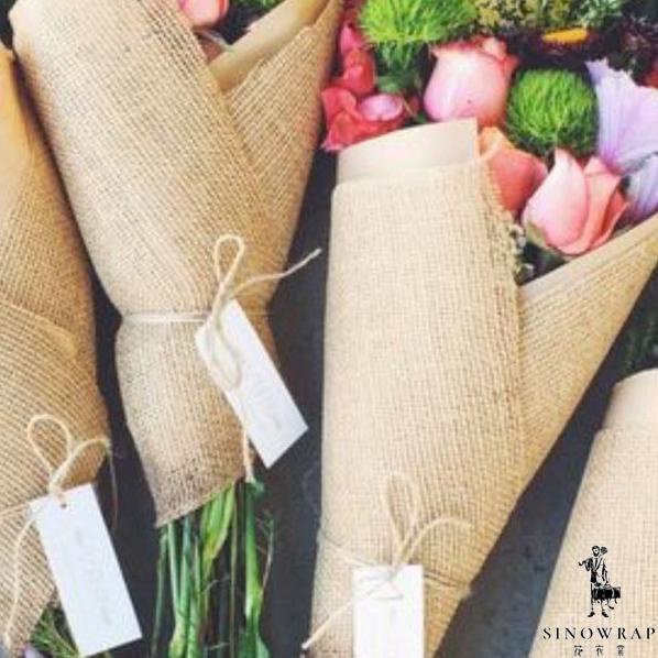 

❀ MYSTYLE KERTAS BUNGA KAIN GONI ZM KARUNG GONI BURLAP 1 ROLL 457CM FLOWER PAPER ➢