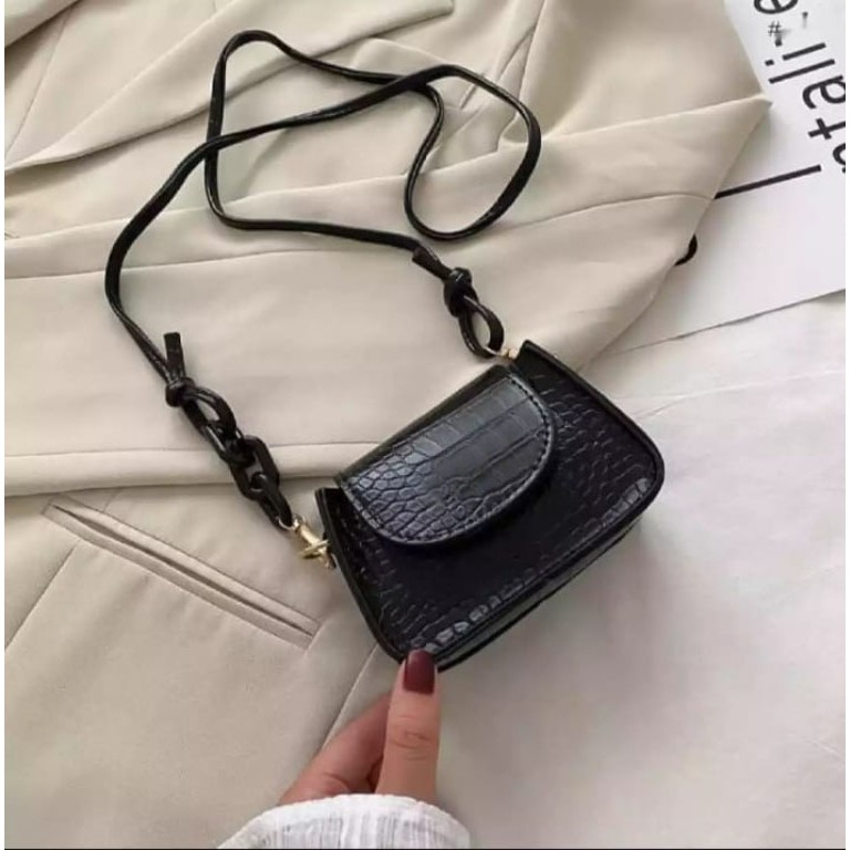 Slingbag Wanita CROCO ANDINE / Tas Selempang Wanita Berkualitas Terbaru!!!