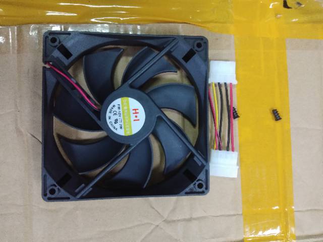 Fan Casing 12Cm Hitam / CPU Cooler 12Cm Hitam