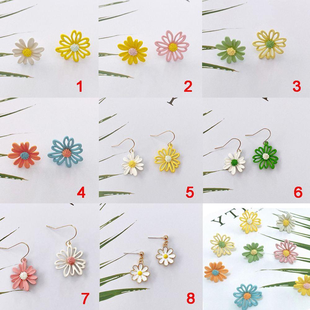 Lily Flower Ear Stud Gaya Korea Baru Elegan Manis Pesona Perhiasan