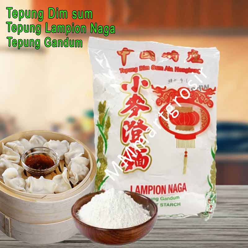 

Tepung Lampion Naga / Tepung Dimsum Ala Hongkong / Tepung Gandum / 454g