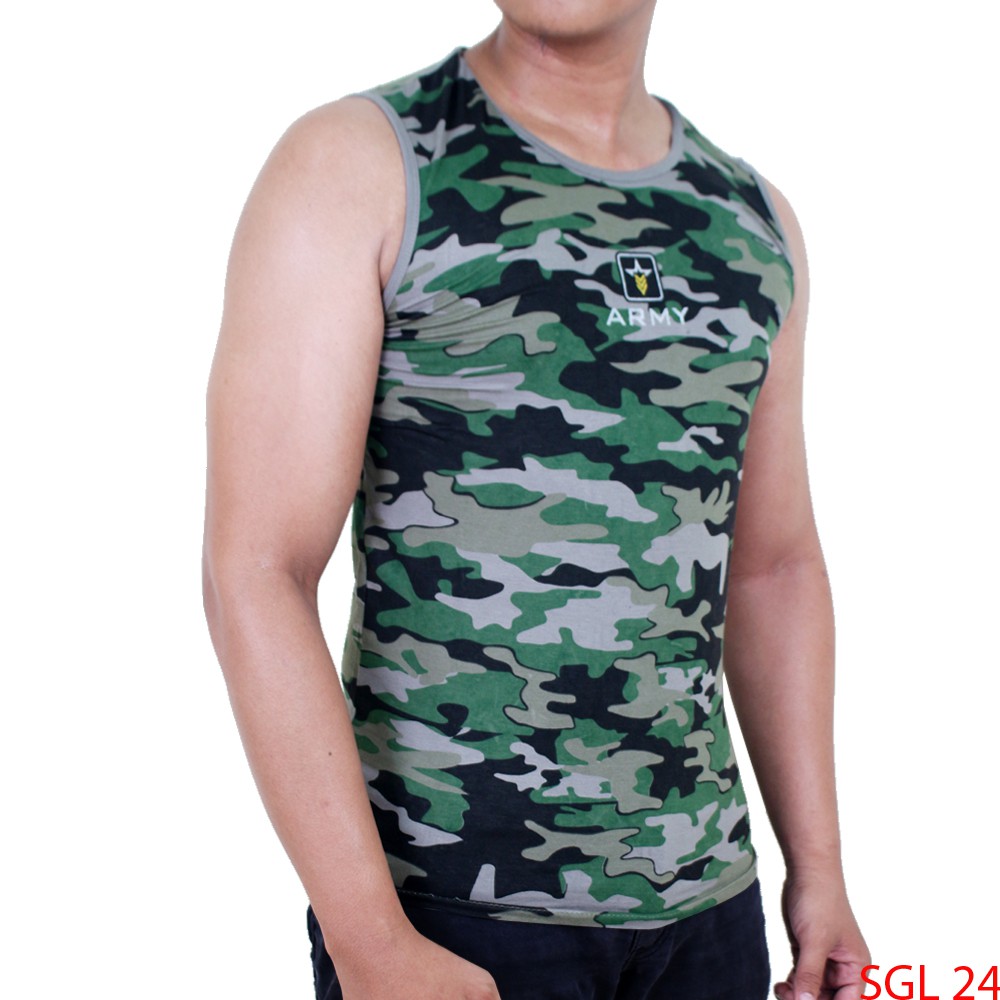 Singlet Army Pria Sporty-SGL 24
