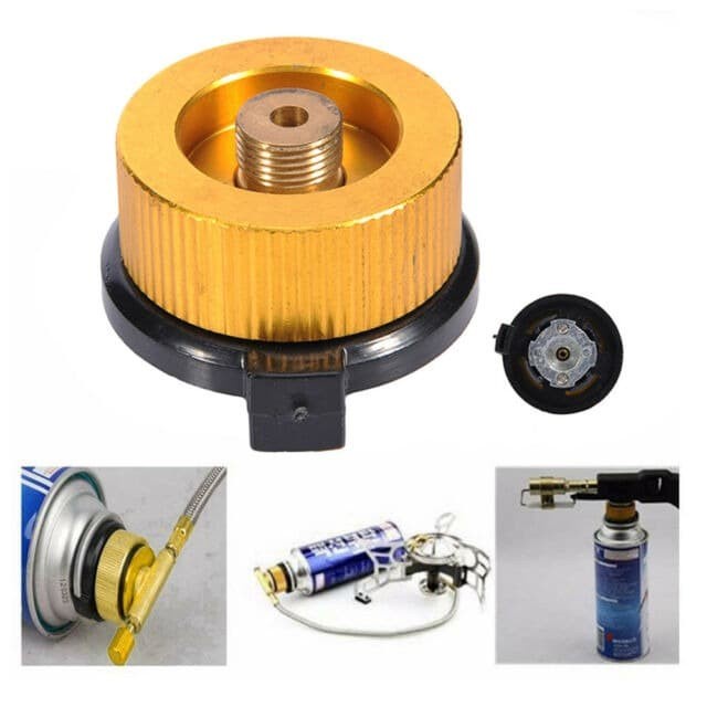 Konektor Kepala Gas Kaleng Sambungan Kompor Gas Lipat Camping