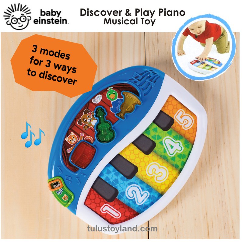 Baby Einstein Discover &amp; Play Piano Musical Toy Mainan Musik bayi