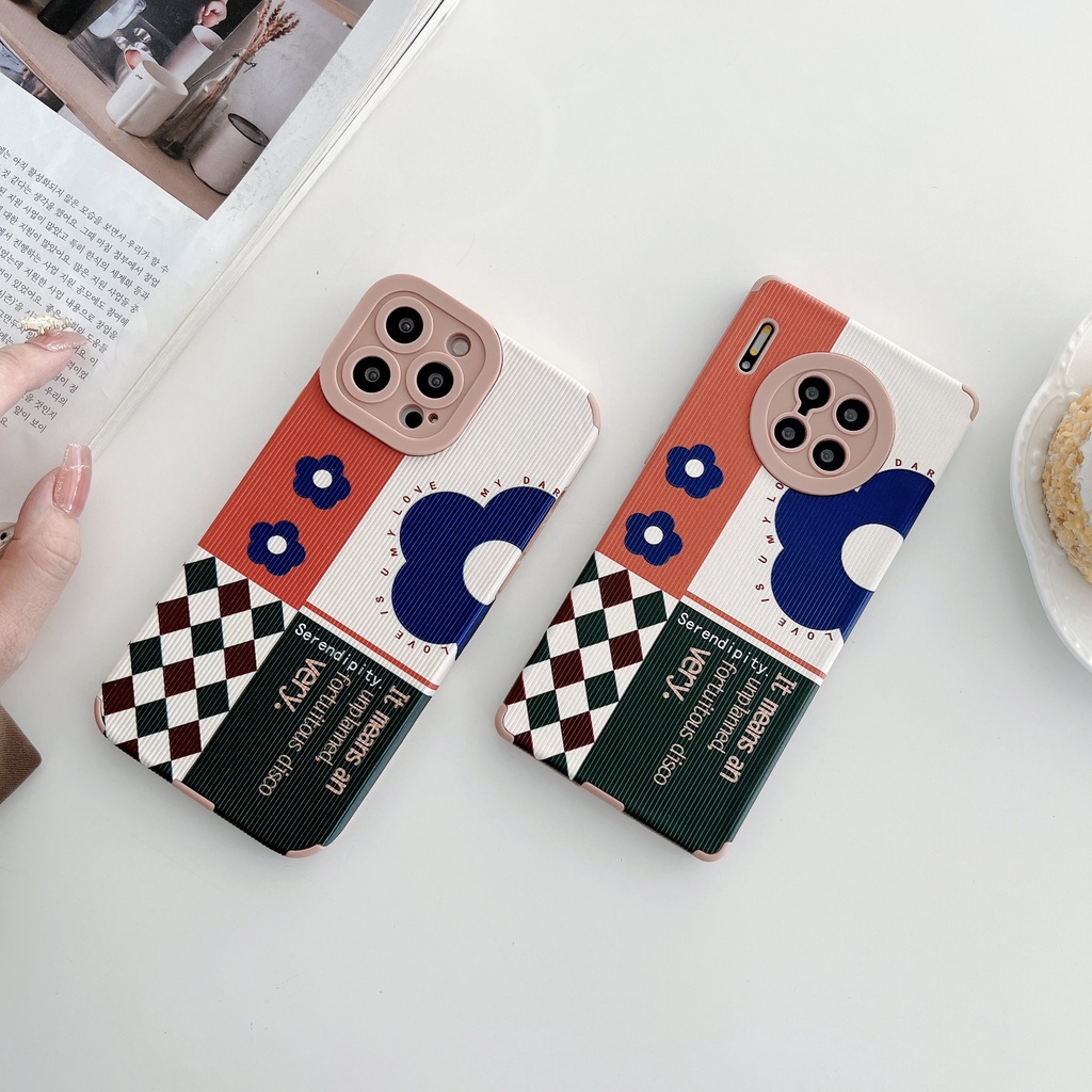 Soft Case Pelindung Motif Bunga Untuk Huawei Nova 8 8Pro Nova7 7Pro P50Pro P40 P30 Mate 30 40Pro