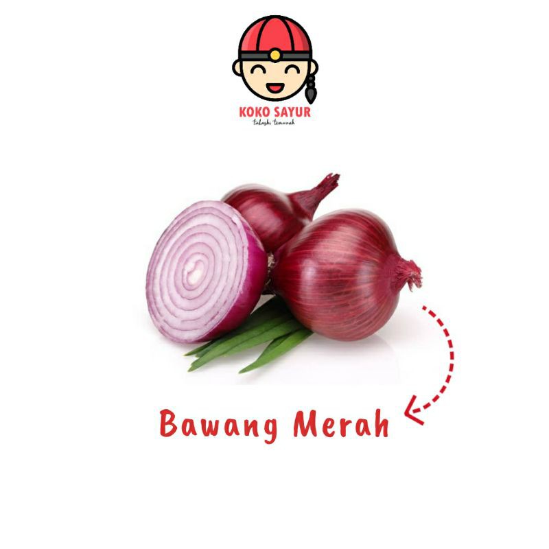 

[SAYUR EMAK] BAWANG MERAH 500 GRAM / BAHAN PELENGKAP