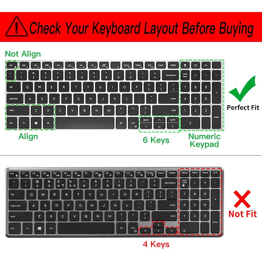 Cover Keyboard Gaming Acer Aspire Nitro 5 AN515-55 AN515-54 AN515-43 / 44 AN517-51 / 52 15.6 An15-515 - 56-55 - 7 - - 573-15.7-51 - 55 2020