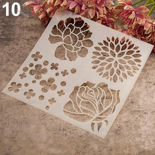 [Jianxin] Bayar di Tempat]Cetakan Lukis DIY untuk Dekorasi Scrapbook/Album/Kue/Kopi