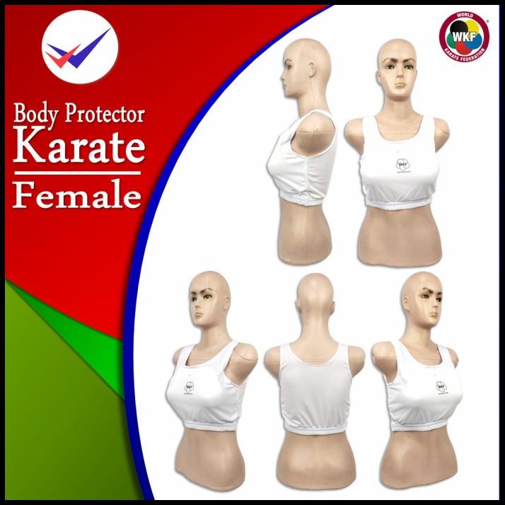 Pelindung Dada Wanita Karate Chest Protector Female Body Breast Kumite