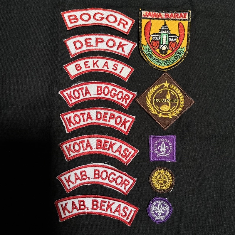 Bet Badge Bordir Atribut Pramuka Paket Bogor Depok Bekasi Kota | Kabupaten