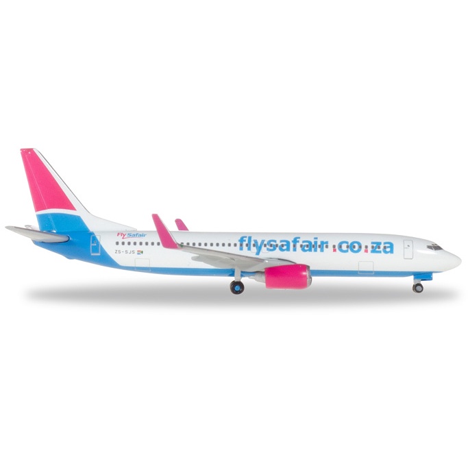Herpa Flysafair Boeing 737-800 ZS-SJS 531085 Dicast 1 : 500