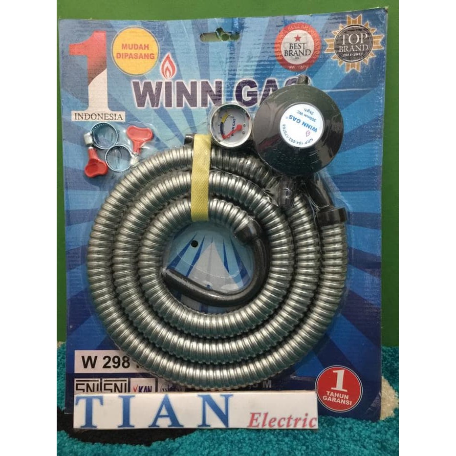 WINN GAS W-289M Selang &amp; Regulator Paket