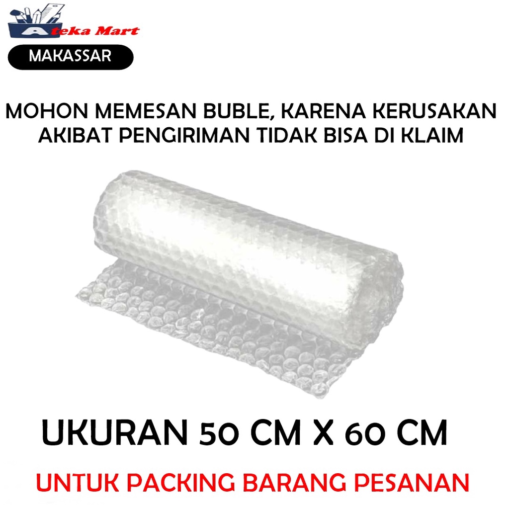 

BUBBLE WRAP 50 X 60 CM TAMBAH PACKING