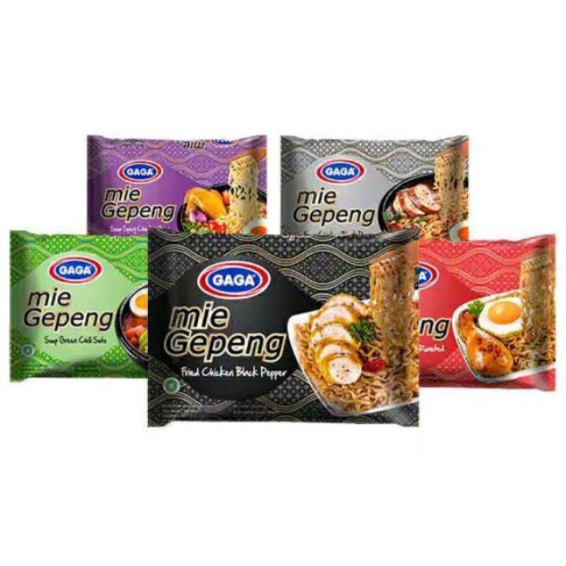 

Gaga Mie Gepeng Kuah / Goreng All Variant - Mi Instant