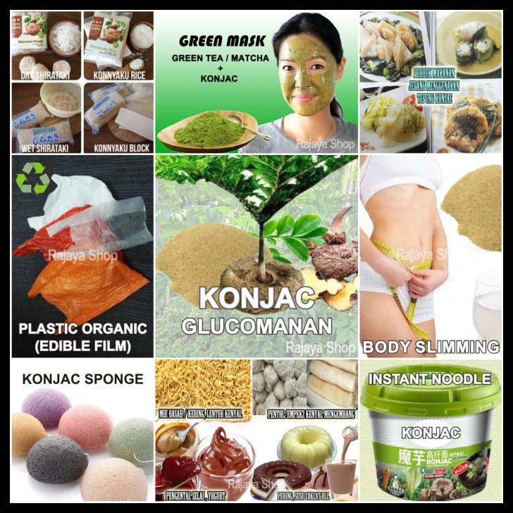 

TERBARUU!! Tepung Shirataki / Konyaku ( Konjac Glucomanan ) 500 TERLARIS