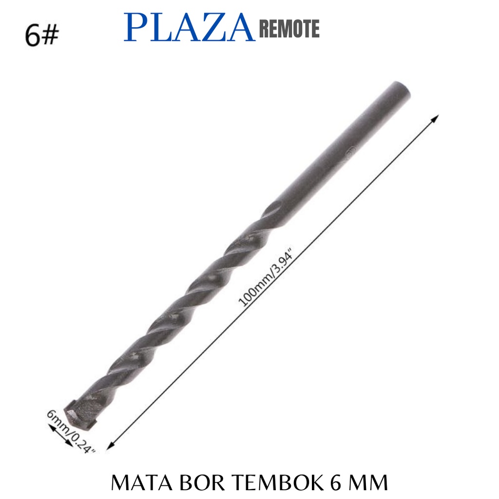 MATA BOR BOBOK TEMBOK BETON MANSONRY Bit 6 MM