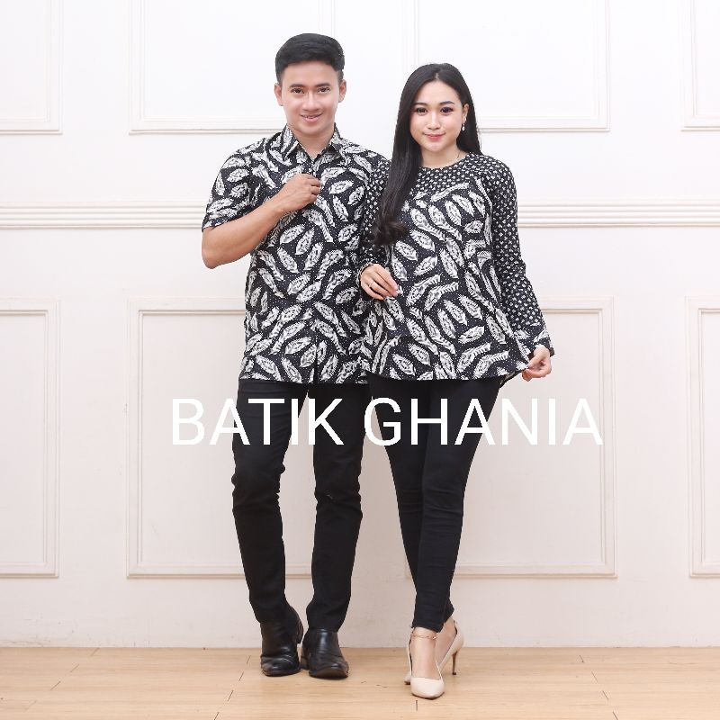 Atasan batik wanita lengan panjang batik couple batik wanita kerja blouse batik MOTIF BATANGAN WULU