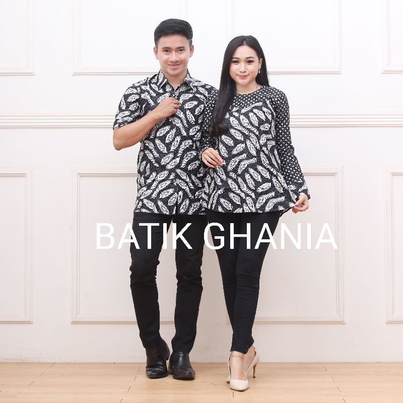 Atasan batik wanita lengan panjang batik couple batik wanita kerja blouse batik MOTIF BATANGAN WULU