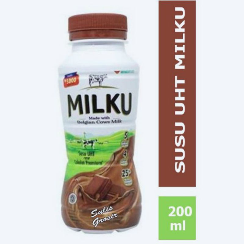 

Milku Belgian cows milk 200 ml