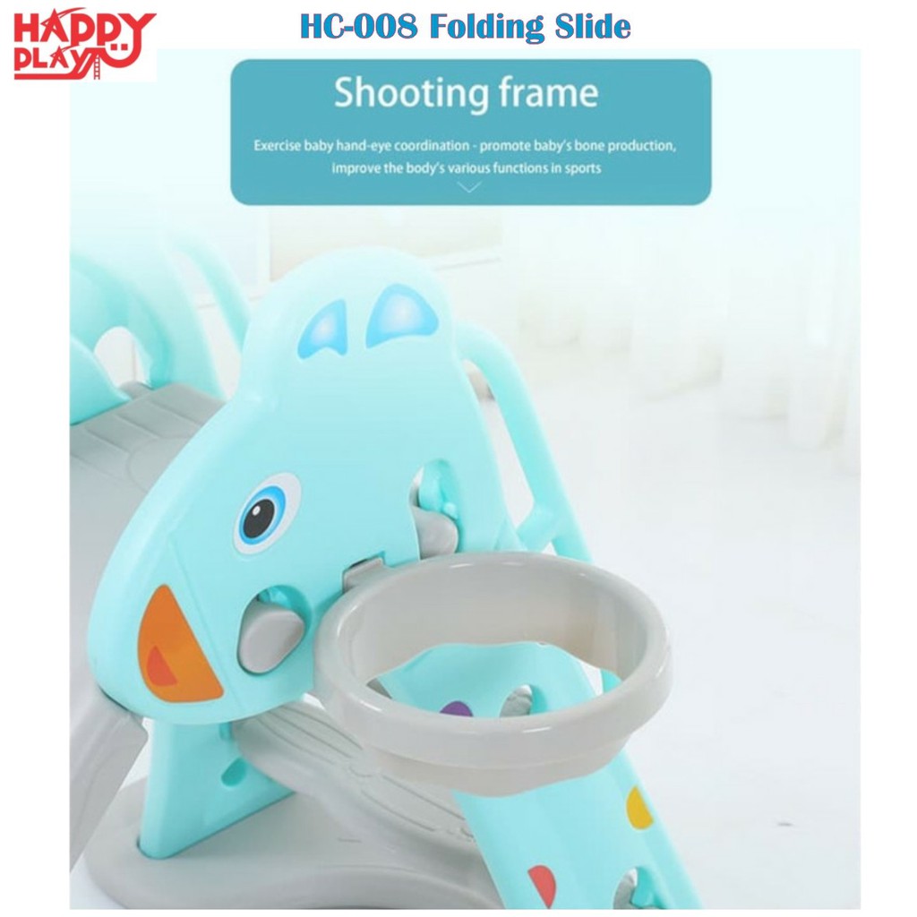 Perosotan Murah Folding Fun Slide Basket Bingo HC-HT005 Deer HC008 Jerapah seluncuran Mainan Anak