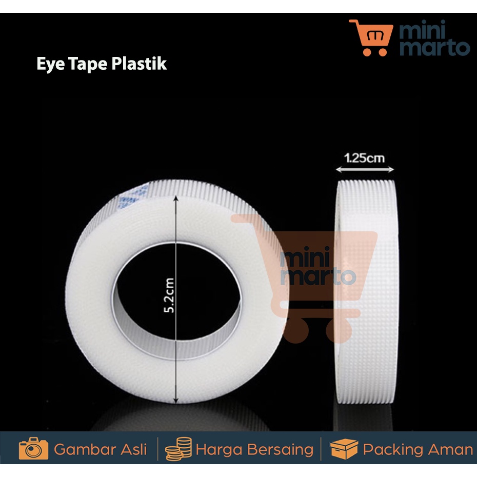 Eyetape Rolltape For Eyelash Extension Eyetape Plastic Eyetape Kertas Bulu Mata Sambung - Minimarto