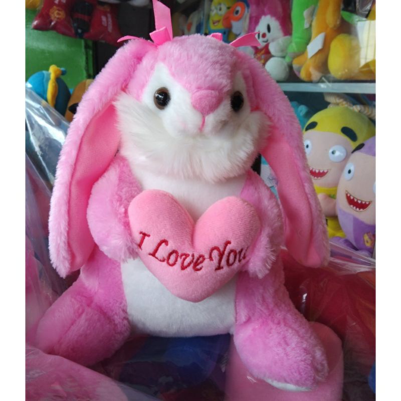 Boneka kelinci love pink